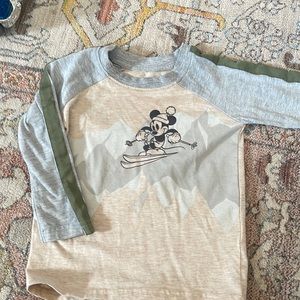 Mickey Mouse Ski Toddler Shirt